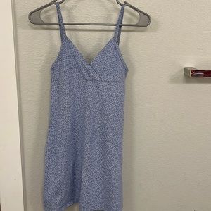 Brandy Melville Floral Blue Mini Dress